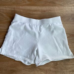 TNA sweatshorts size medium in white. New